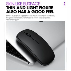 Ultra-thin Wireless Rechargeable Mouse 2.4G 3