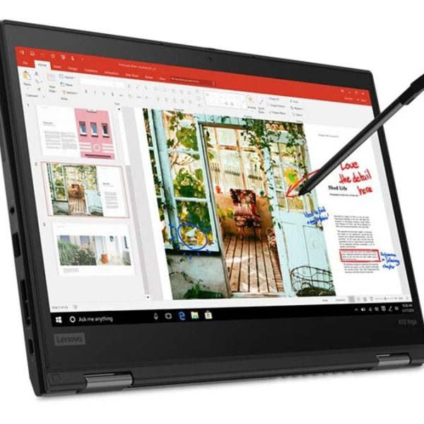 Lenovo X13 Yoga 2-in-1 laptop at tech convinience store